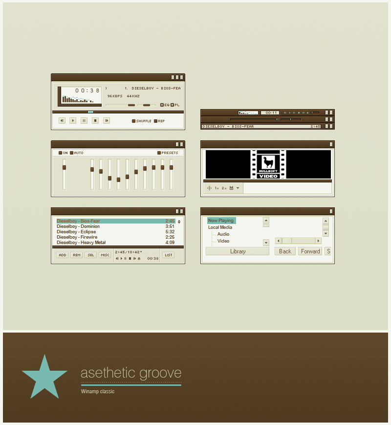 Aesthetic Groove for Winamp