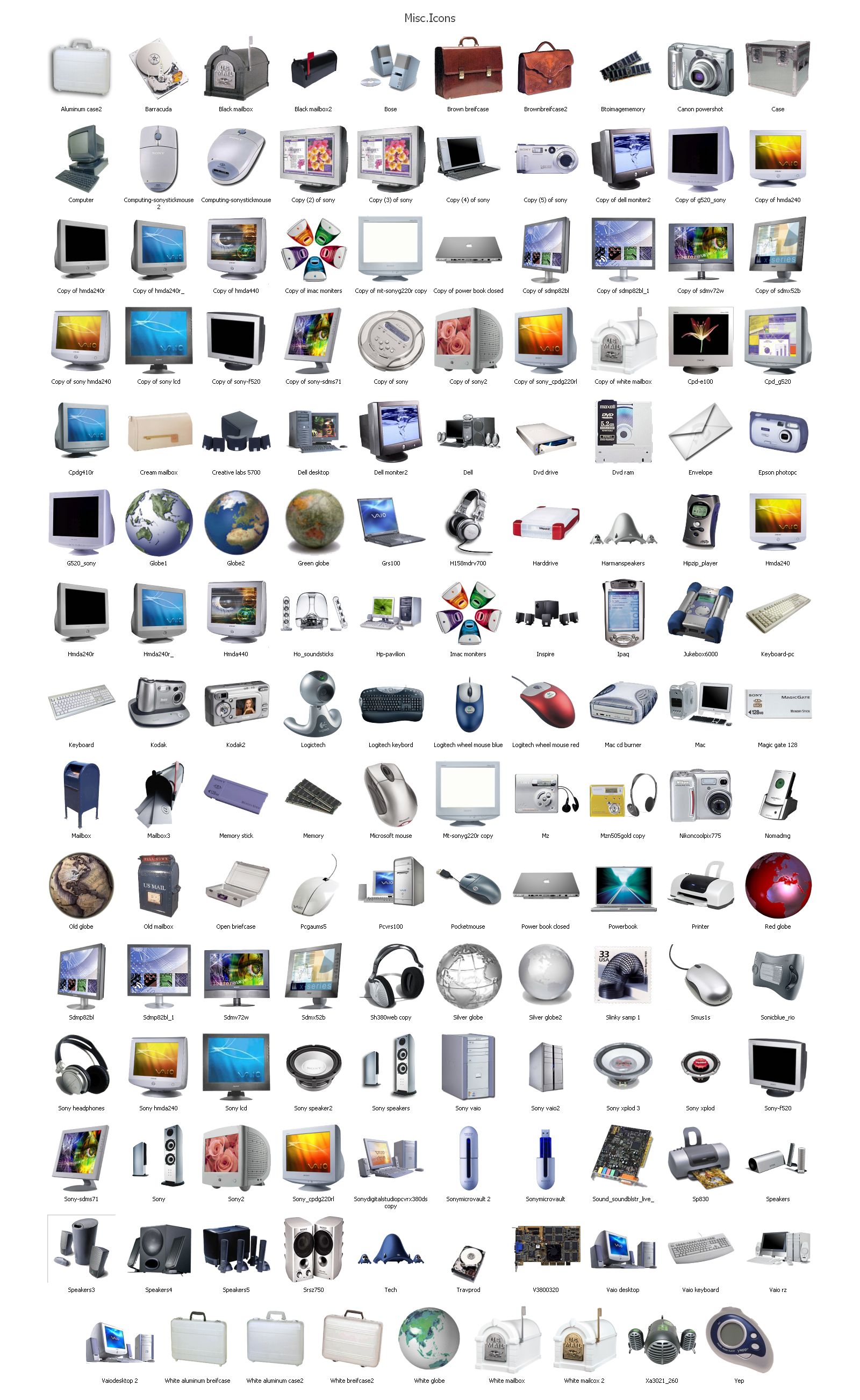 Misc computer Icons part3