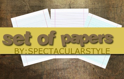 set of papers