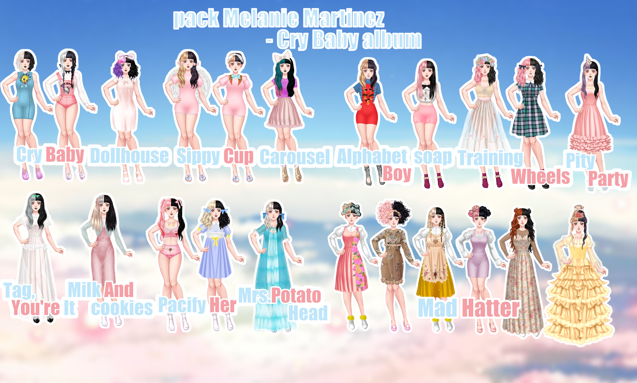 pack Melanie Martinez - Cry Baby album by pikachunita887 on DeviantArt