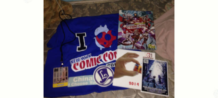 Thingys I got at Comic Con