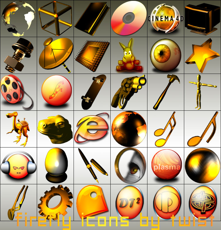 firefly icons set 1