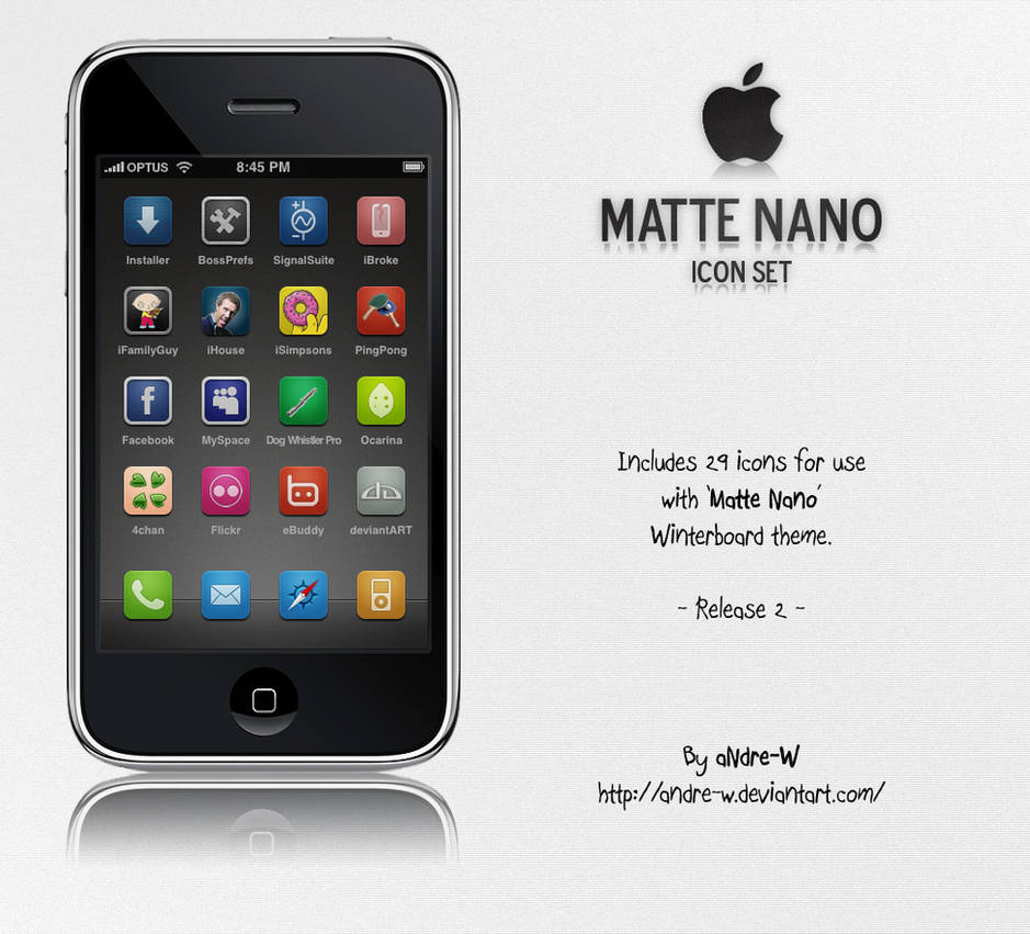 Matte Nano Icon Set by aNdre-W