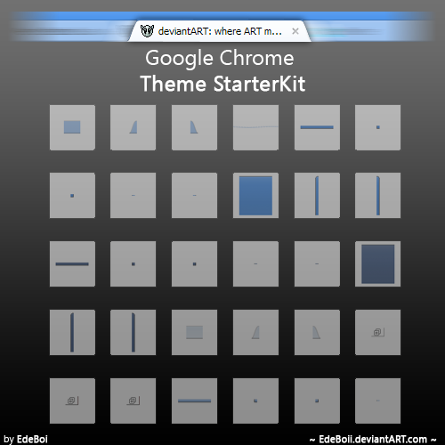 Google Chrome Theme StarterKit