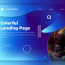Free Landing Page Template - Illustrator with PSD