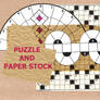 Puzzle and Paper stock