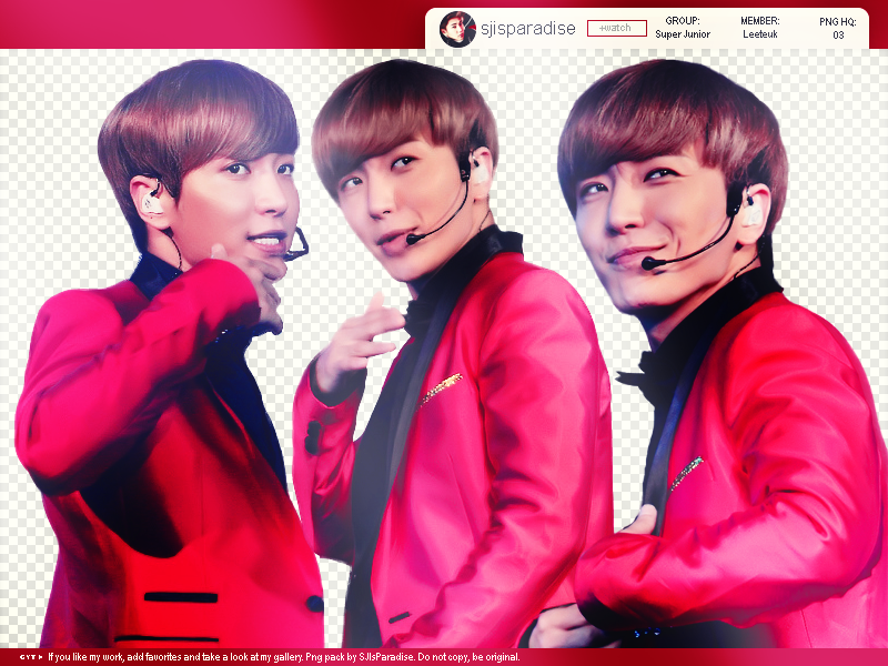 PNG Pack | 03 PNG HQ | Super Junior | Leeteuk