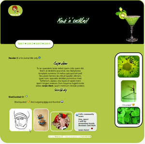 Kiwicocktail Journal by Felizias Kiwicocktail Journal by Felizias