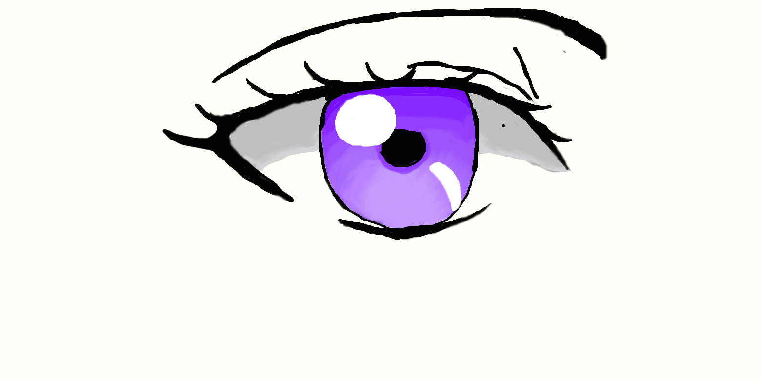 Purple Anime Eye