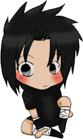 sasuke uchiha otaku mascot