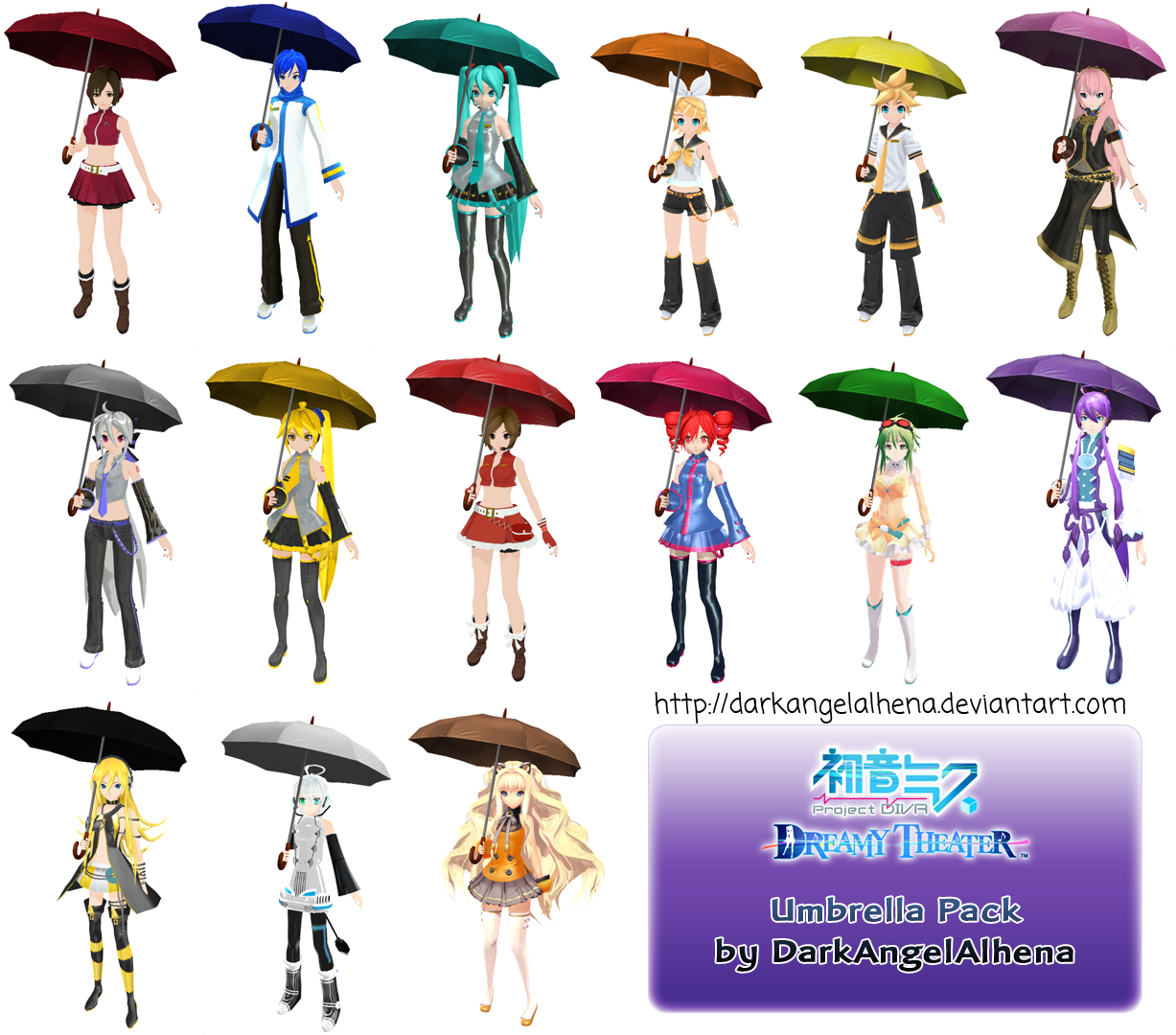 [100 Watchers Gift] Dreamy Theater Umbrella DL