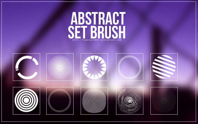 Brush Set #1 - abstract