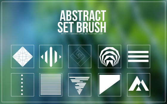 Brush Set #2 - abstract