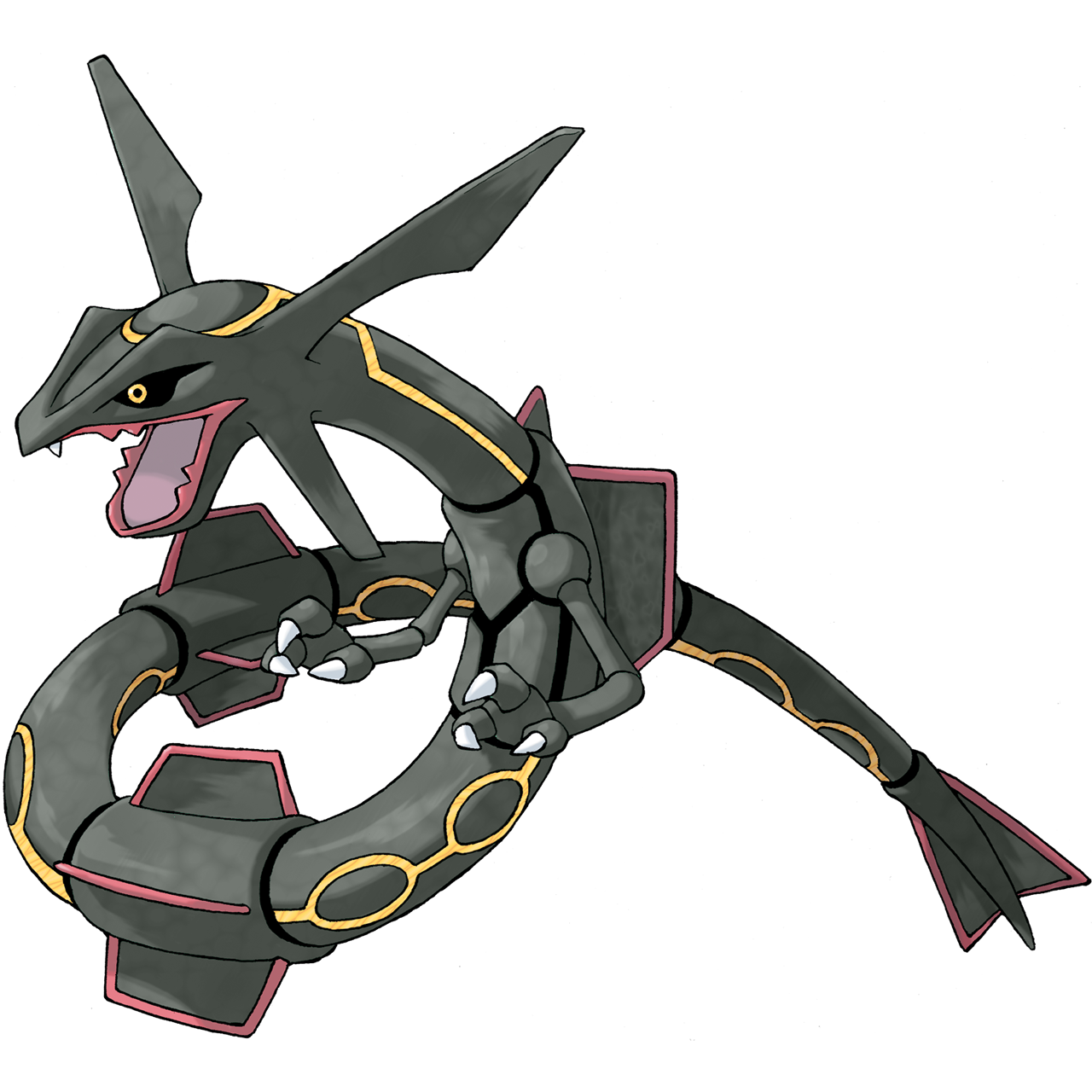 Shiny Mega Rayquaza by Tanukky on DeviantArt