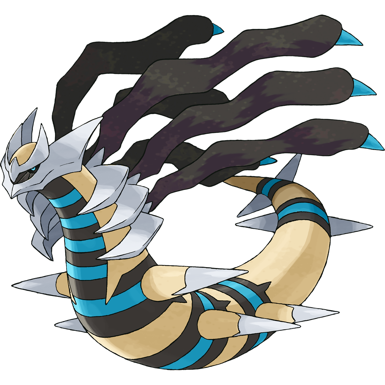 PokeDex #487 Giratina (Shiny Origin Form) by HawkHunter35 -- Fur