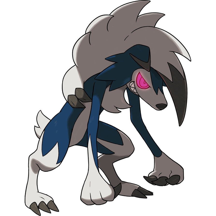 #745 Lycanroc (Midnight) by TonOfDirt726 on DeviantArt