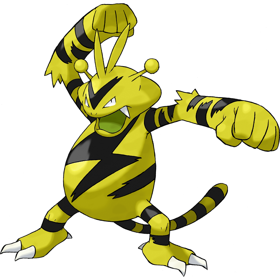Shiny Electabuzz (Gen 2) by TonOfDirt726 on DeviantArt