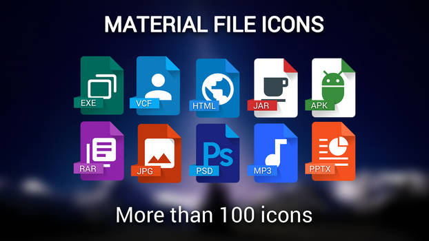 Material Files icons
