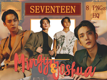 MINGYU and JOSHUA (SEVENTEEN) PNG PACK: SPUR 2020