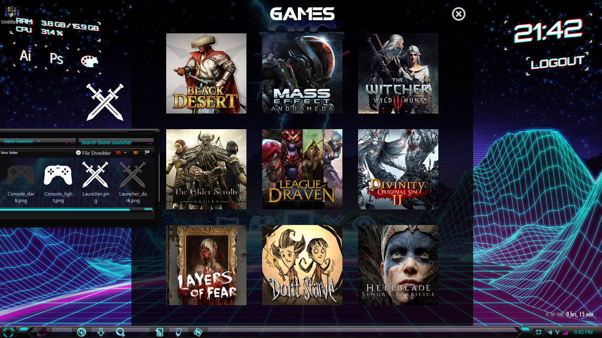 Game Launcher 1.0 by Guilaster on DeviantArt