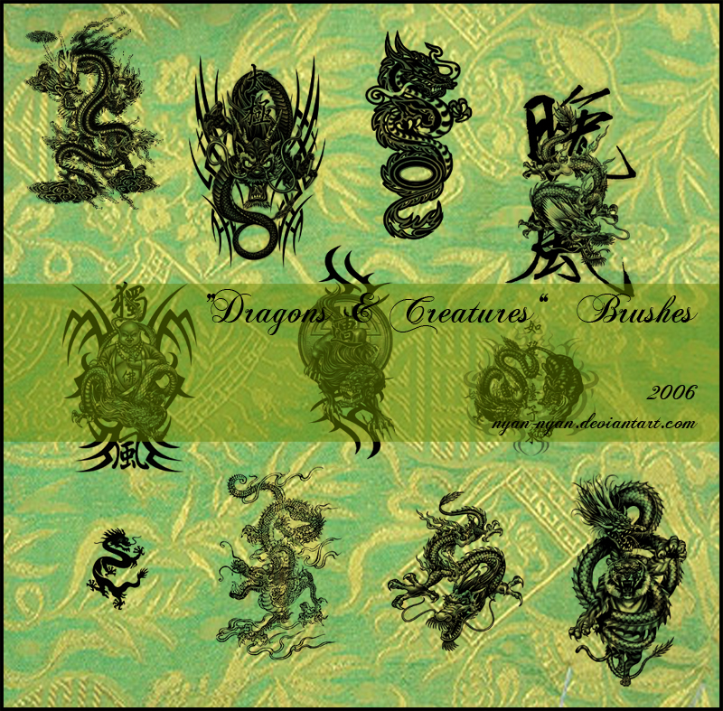 Dragons and Creatures Brushes