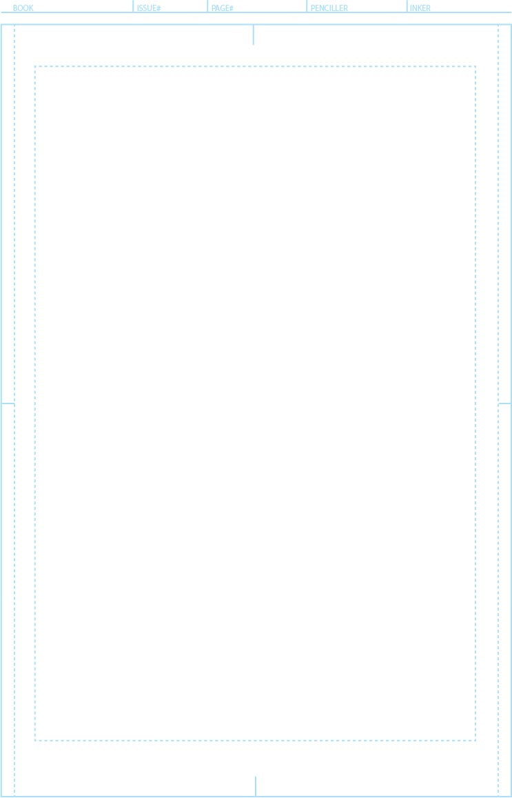 blank comics page template