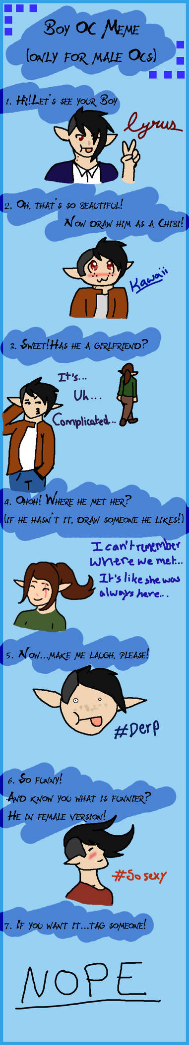 Boy OC meme by M-a-g-i-x on DeviantArt