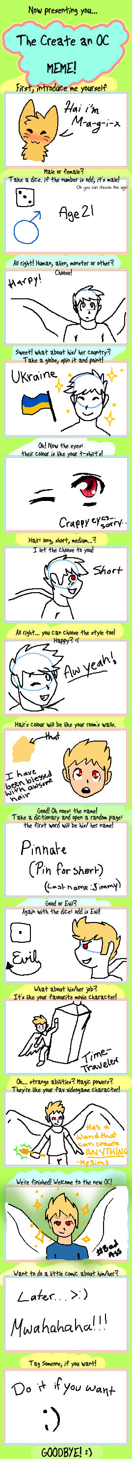 Create an OC meme by M-a-g-i-x on DeviantArt