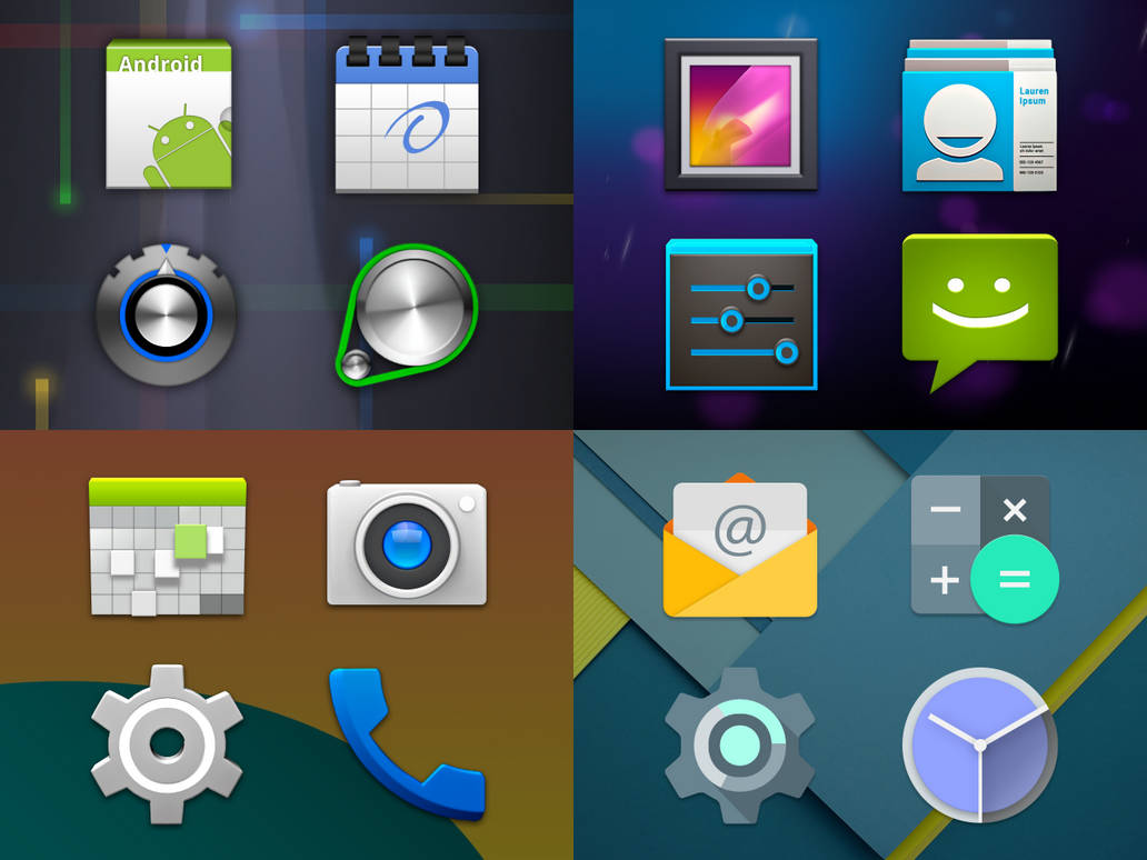Android Classic Icons by Lanczos on DeviantArt