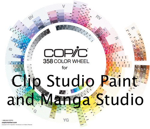 358 Copic Color Set For Clip Studio Paint By Kayleefuzzyhat On