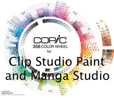 358 Copic Color Set for Clip Studio Paint