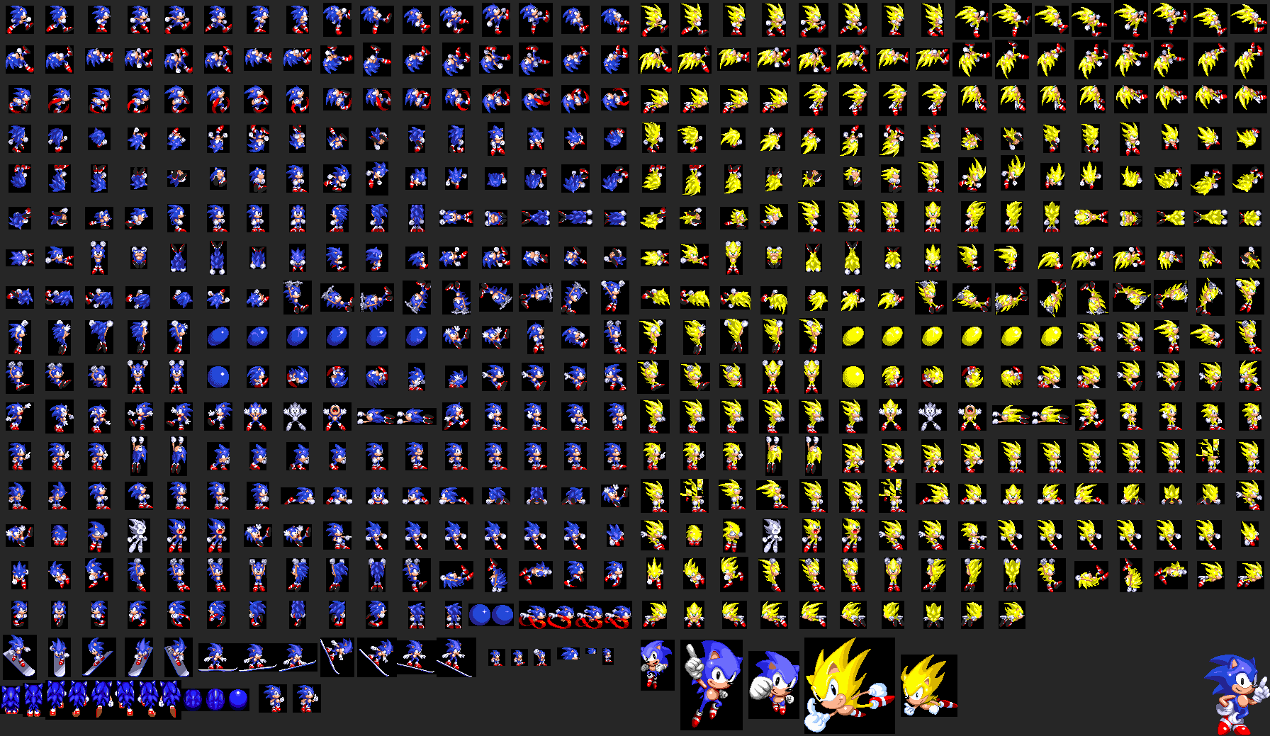 Slightly Better Super Sonic [Sonic 3 A.I.R.] [Mods]