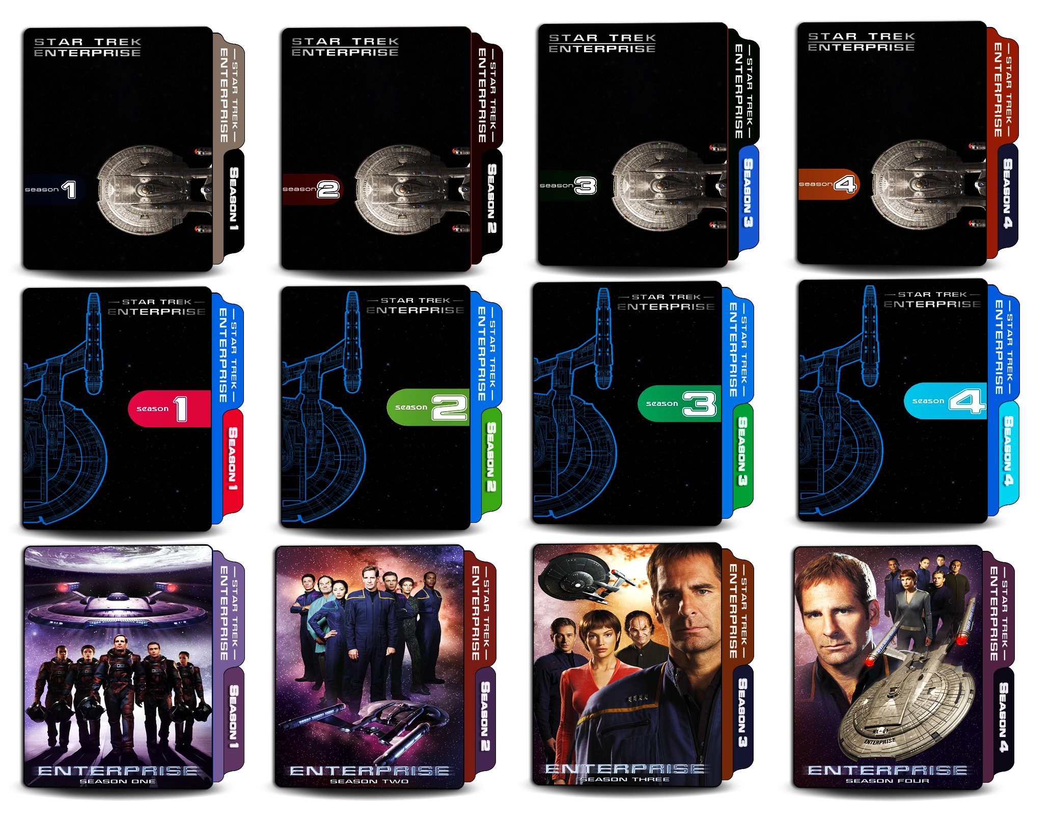 Star Trek Enterprise Seasons 1..14 Seasons 1..4 