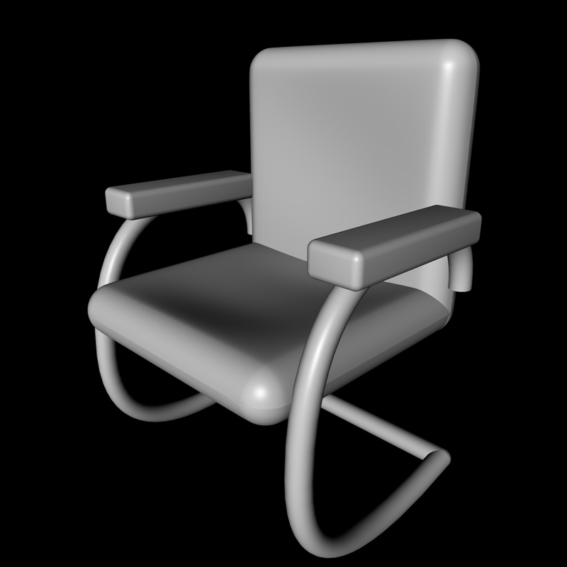 armchair- 3D CG model