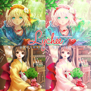 PS Action 14: LYCHEE by flowerakane