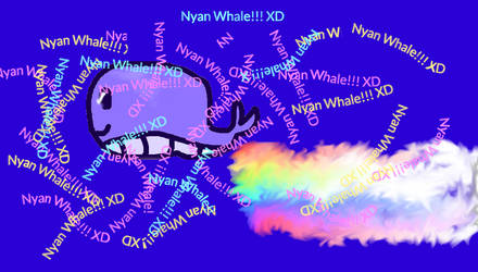 Nyan Whale!! XD