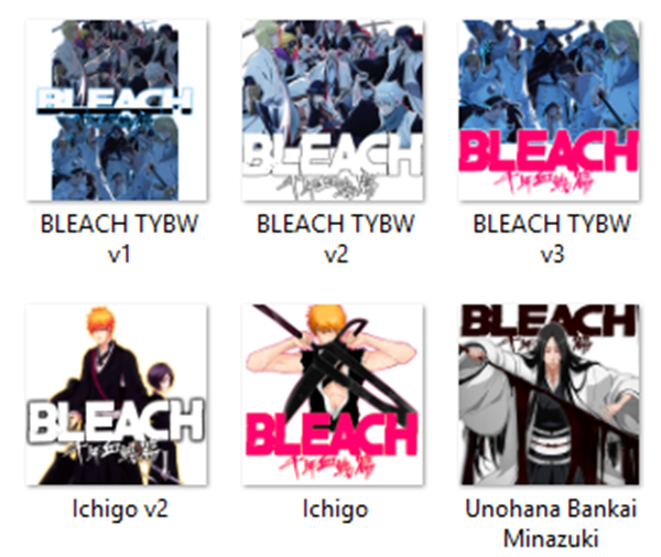 Bleach TYBW icon (6 in 1) by AlayaShiki394 on DeviantArt