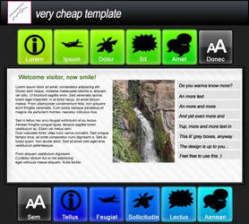 A free web template