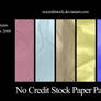 No Credit Stock Paper Pack 1