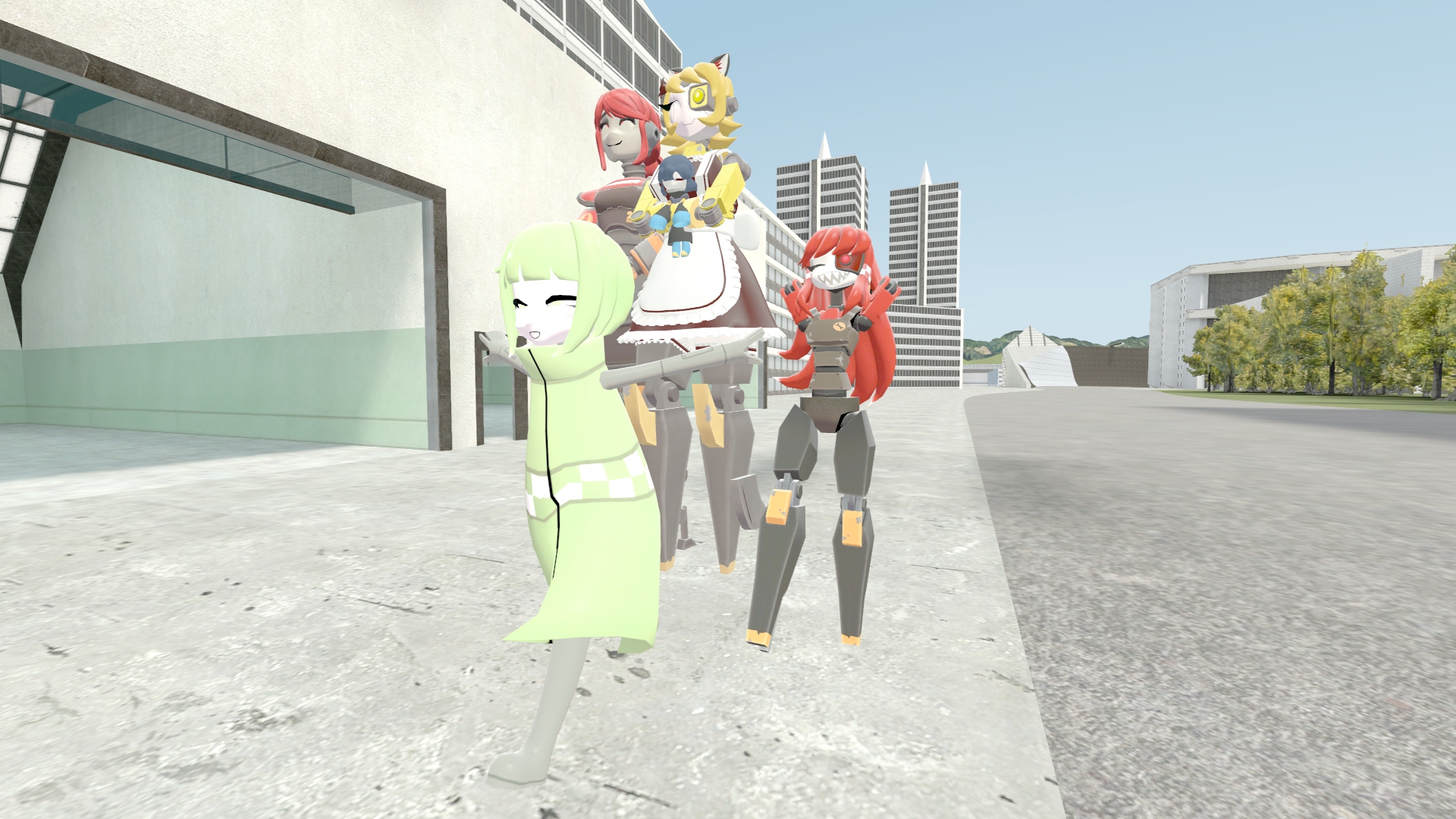 walking with the girls by jaylorts on DeviantArt