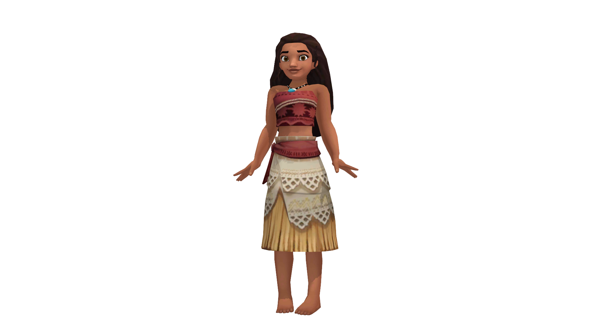 Moana - model 3D - Moana - dl - mmd by houstpen on DeviantArt