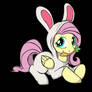 Fluttershy as Bunny vector