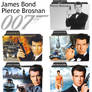 James Bond movies Pierce Brosnan folder icon