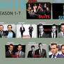 Suits Season 1 - 7 TV Serie Folder Icons