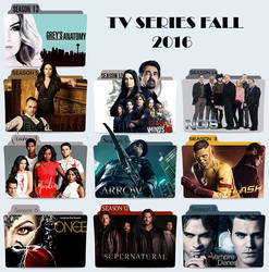 TV Series Season Folder Icons  Fall 2016