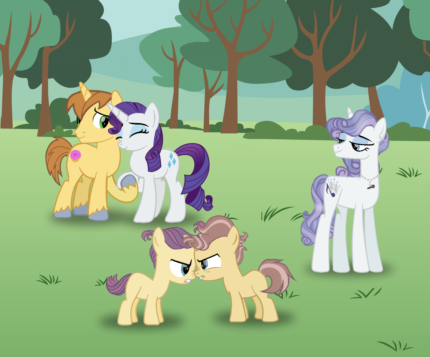 Rarity Next Gen Family by millerrachel on DeviantArt