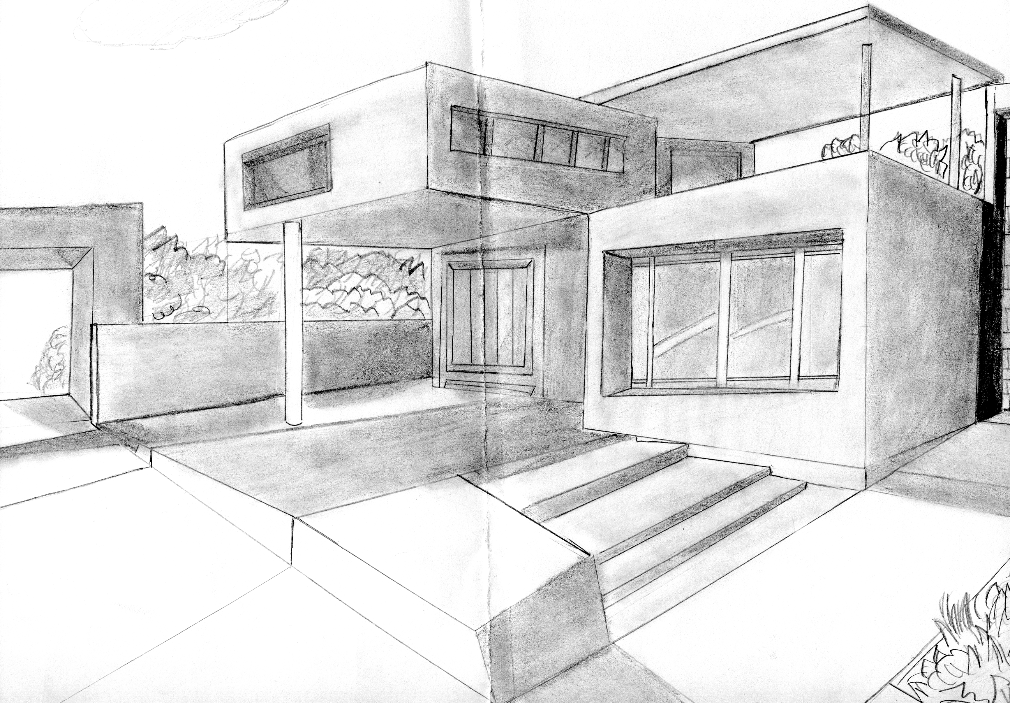 Perspective House 1 By Azuregundam On Deviantart