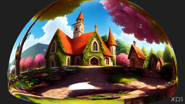 SkyBox Fantasy Castle by Paul XPS/MMD/Blender