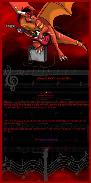 Infernos Rockn Journal Skin