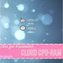 Skin for Rainmeter CPU RAM ''Cloud'' by:Lucesita